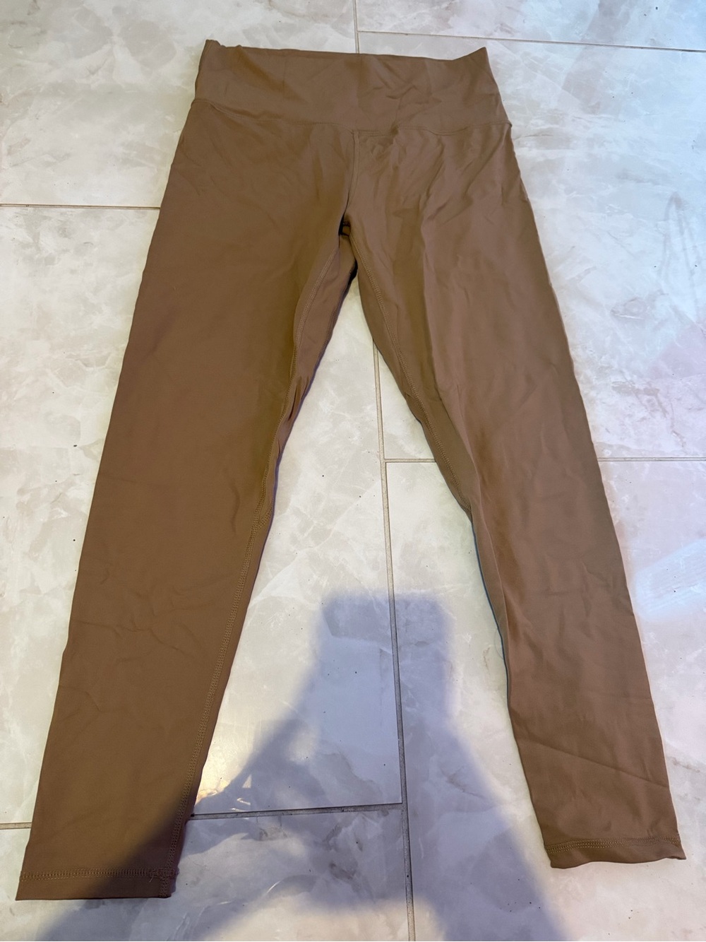 Noli Brown High-Waist Performance leggings
